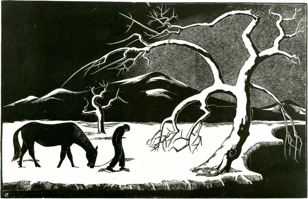 Winter, 29,5 x 46 cm, 1927/’28