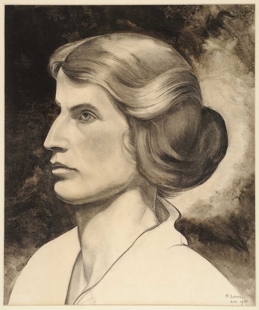 Kitty Essers-Vreede, conté en potlood, 43,5 x 36,5 cm, 1932