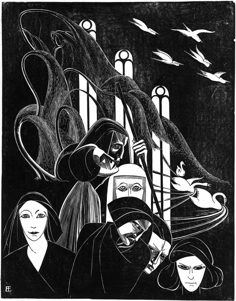 De muziek, 50 x 40 cm, 1923